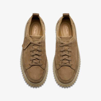 Clarks Men Torhill Lace Dark Sand Nubuck