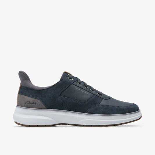 Clarks Men Mullan Easy Navy Combination