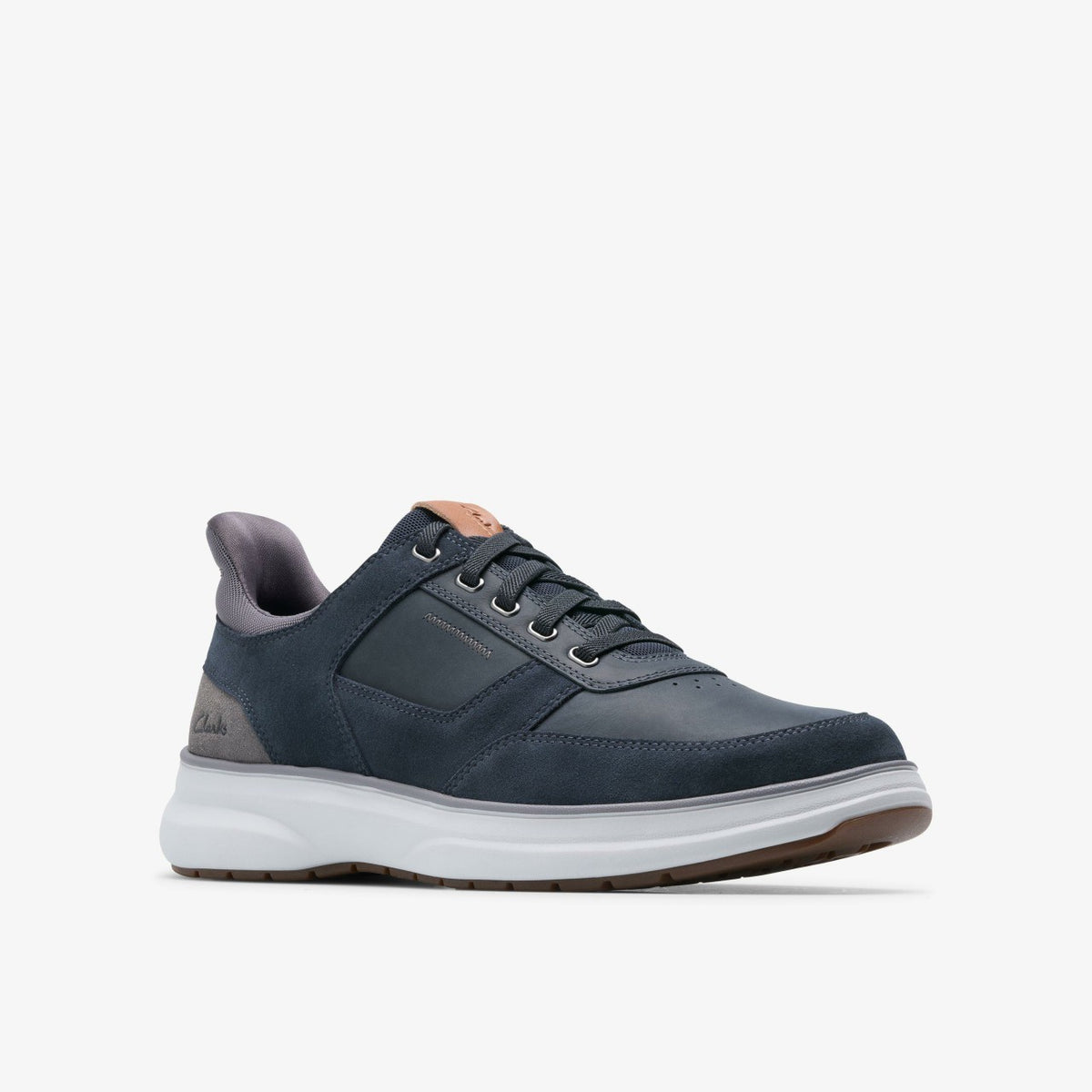 Clarks Men Mullan Easy Navy Combination