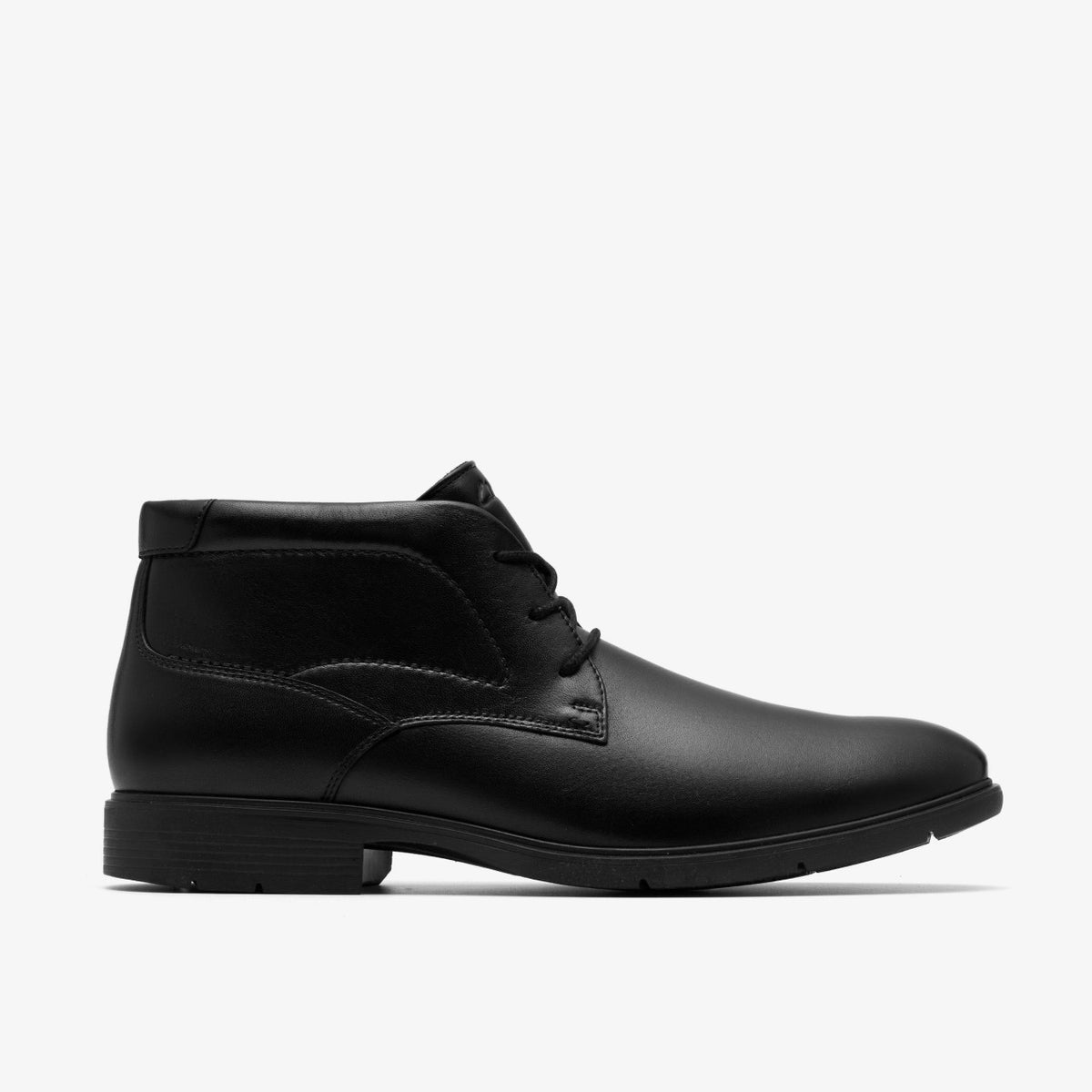 Clarks Men Eldredge Mid Black Leather