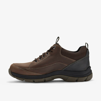 Clarks Men Spypath Lo GORE-TEX Dark Brown Leather