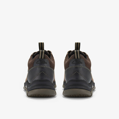 Clarks Men Spypath Lo GORE-TEX Dark Brown Leather
