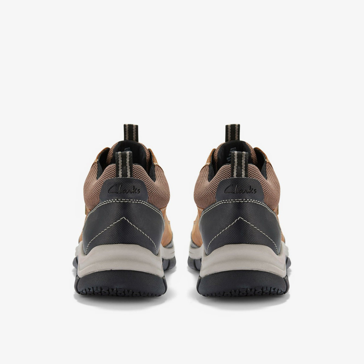 Clarks Men Spypath Lo GORE-TEX Dark Tan Leather