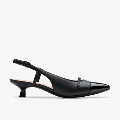 Clarks Women Scarlyt Rowan Black Leather