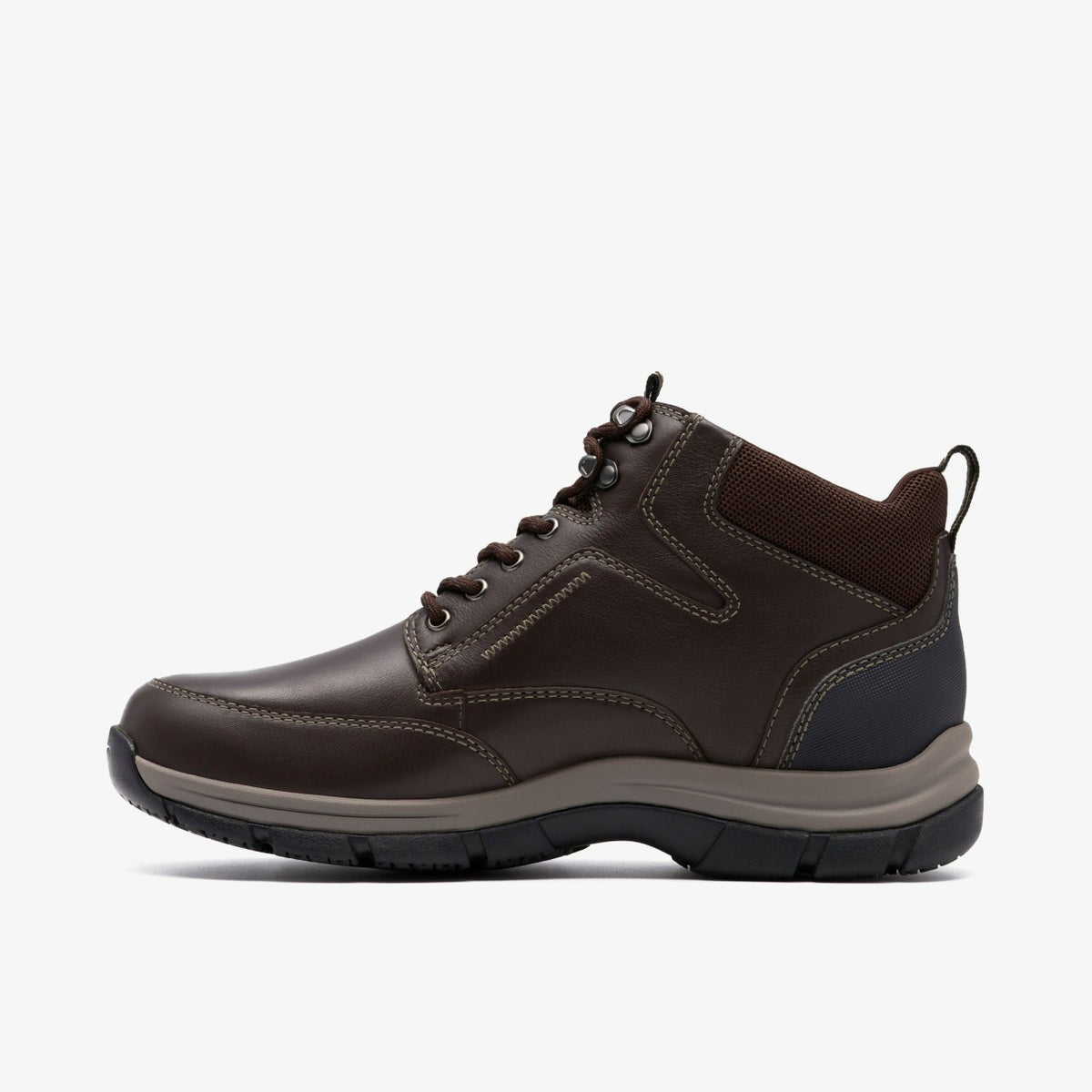 Clarks Men Spypath Hi GORE-TEX Dark Brown Leather