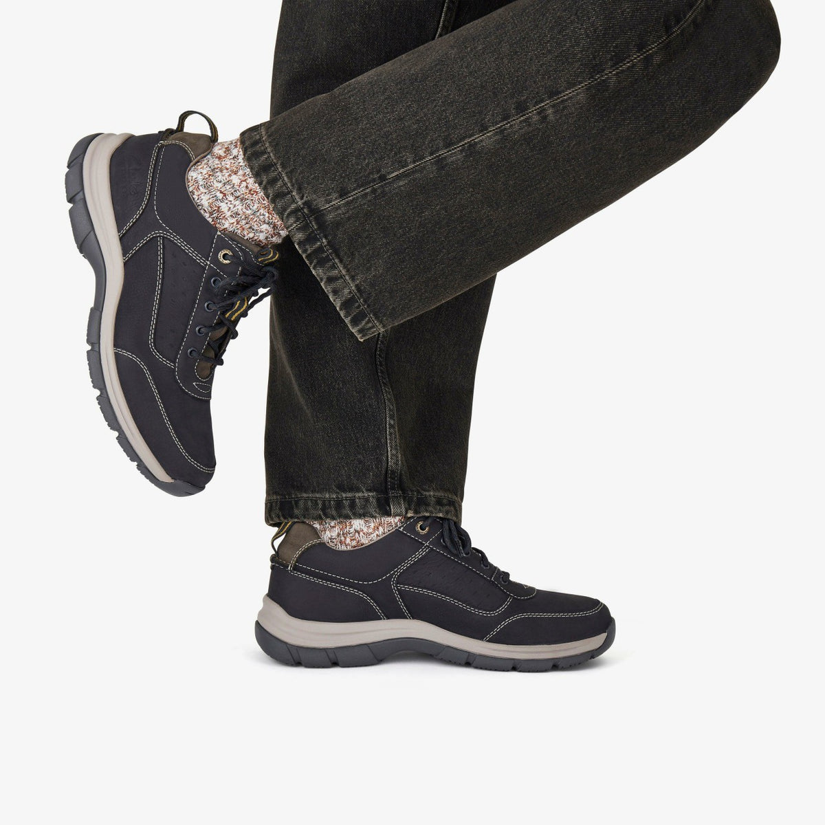 Clarks Men Spypath Ox Navy Nubuck