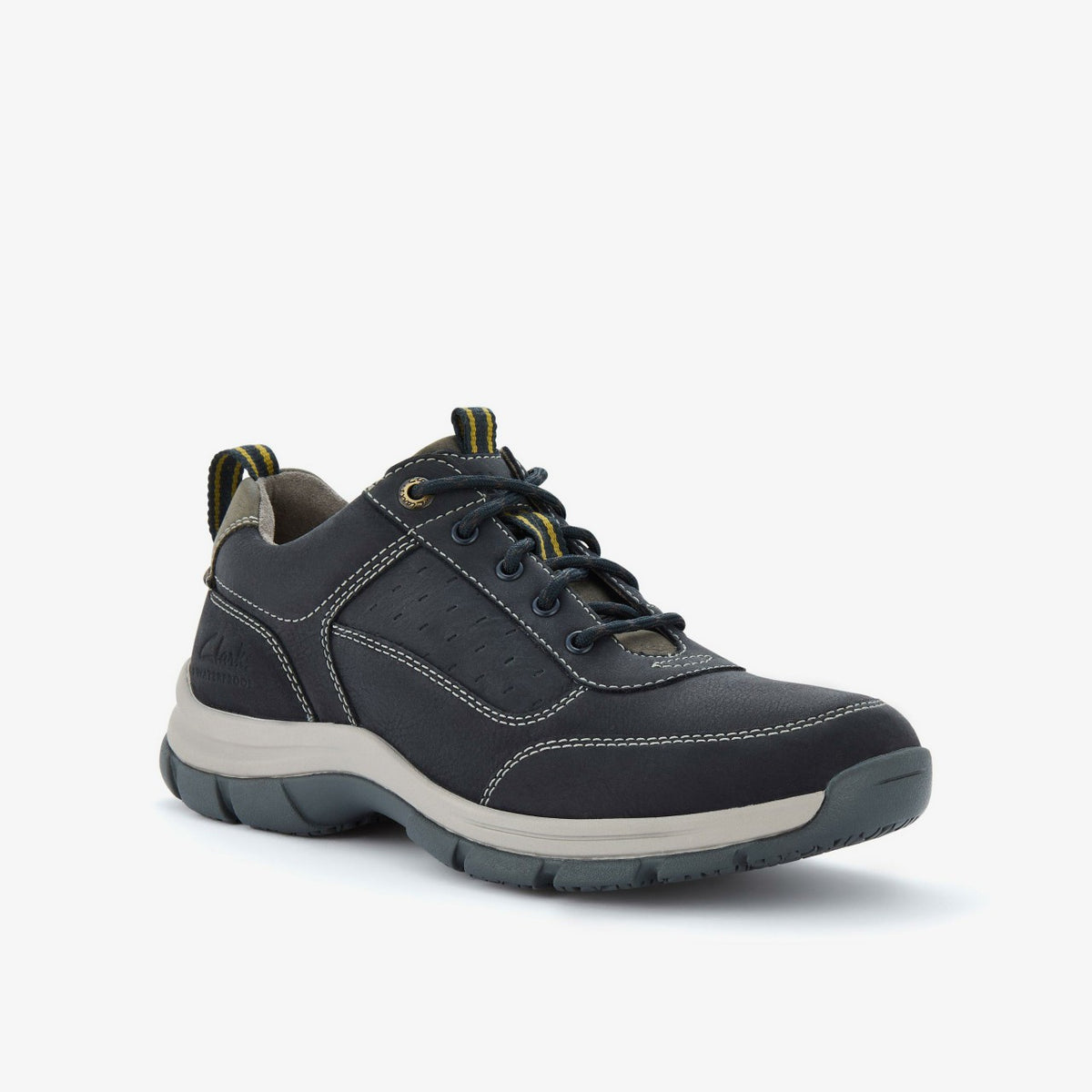 Clarks Men Spypath Ox Navy Nubuck