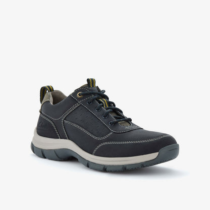 Clarks Men Spypath Ox Navy Nubuck