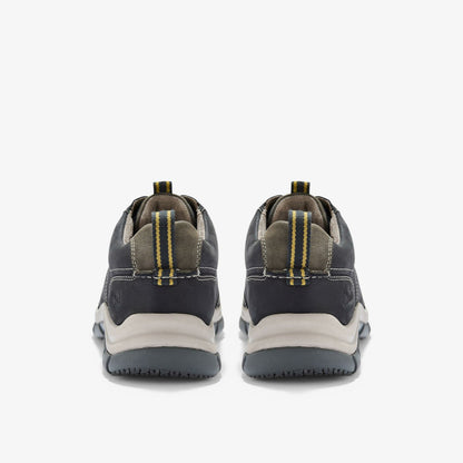 Clarks Men Spypath Ox Navy Nubuck