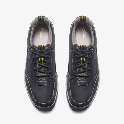 Clarks Men Spypath Ox Navy Nubuck