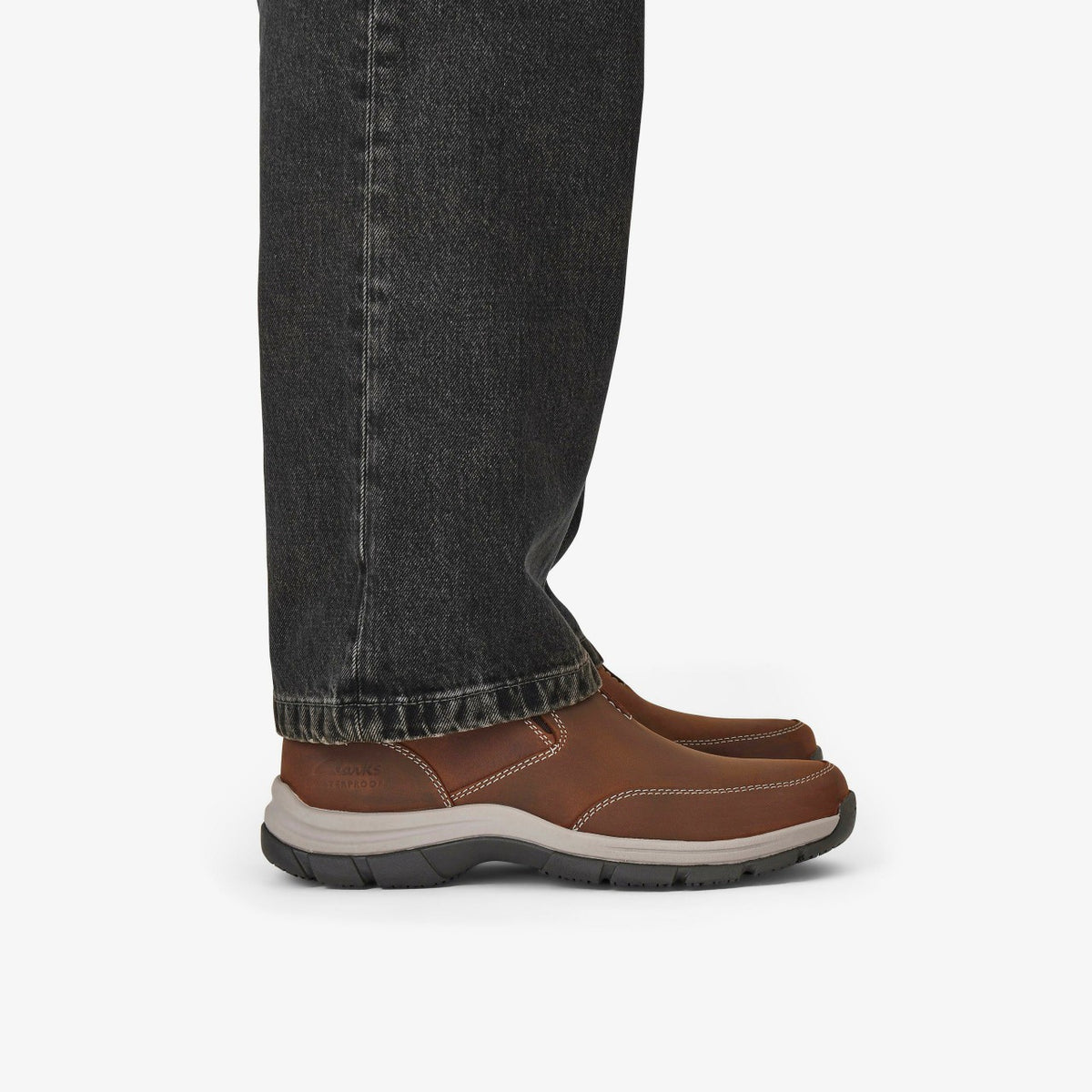 Clarks Men Spypath Step Beeswax Leather