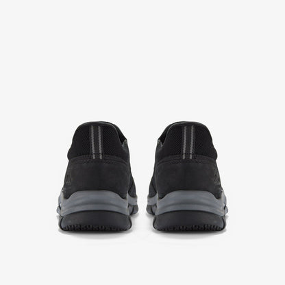 Clarks Men Spypath Step Black Nubuck
