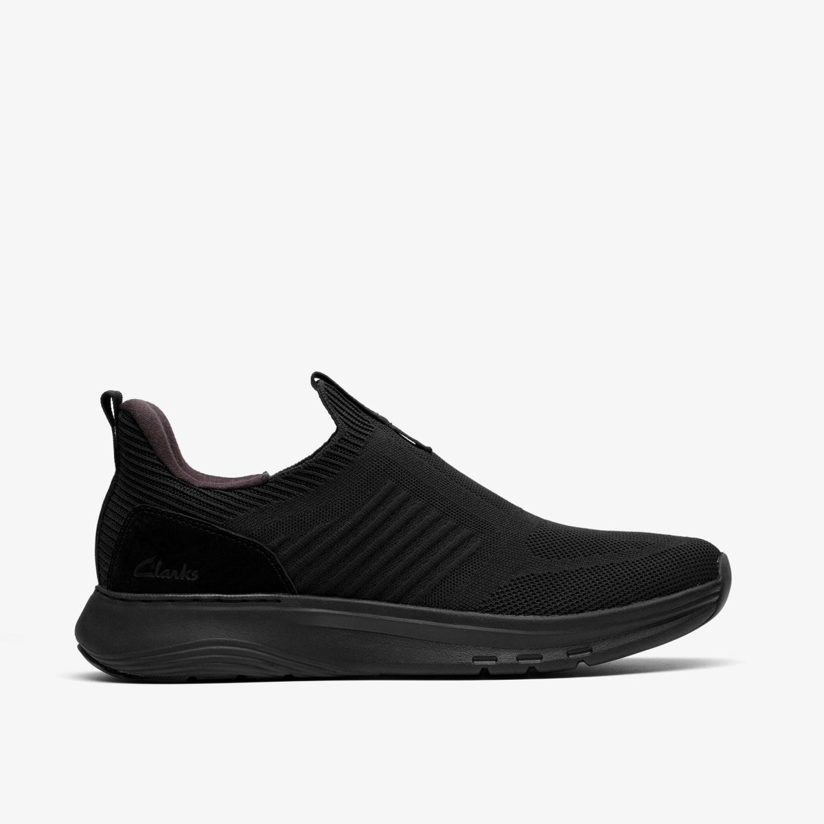 Clarks Men Motion Trek IN Black Knit