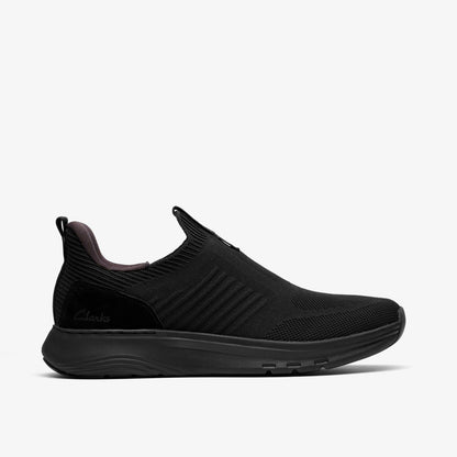 Clarks Men Motion Trek IN Black Knit