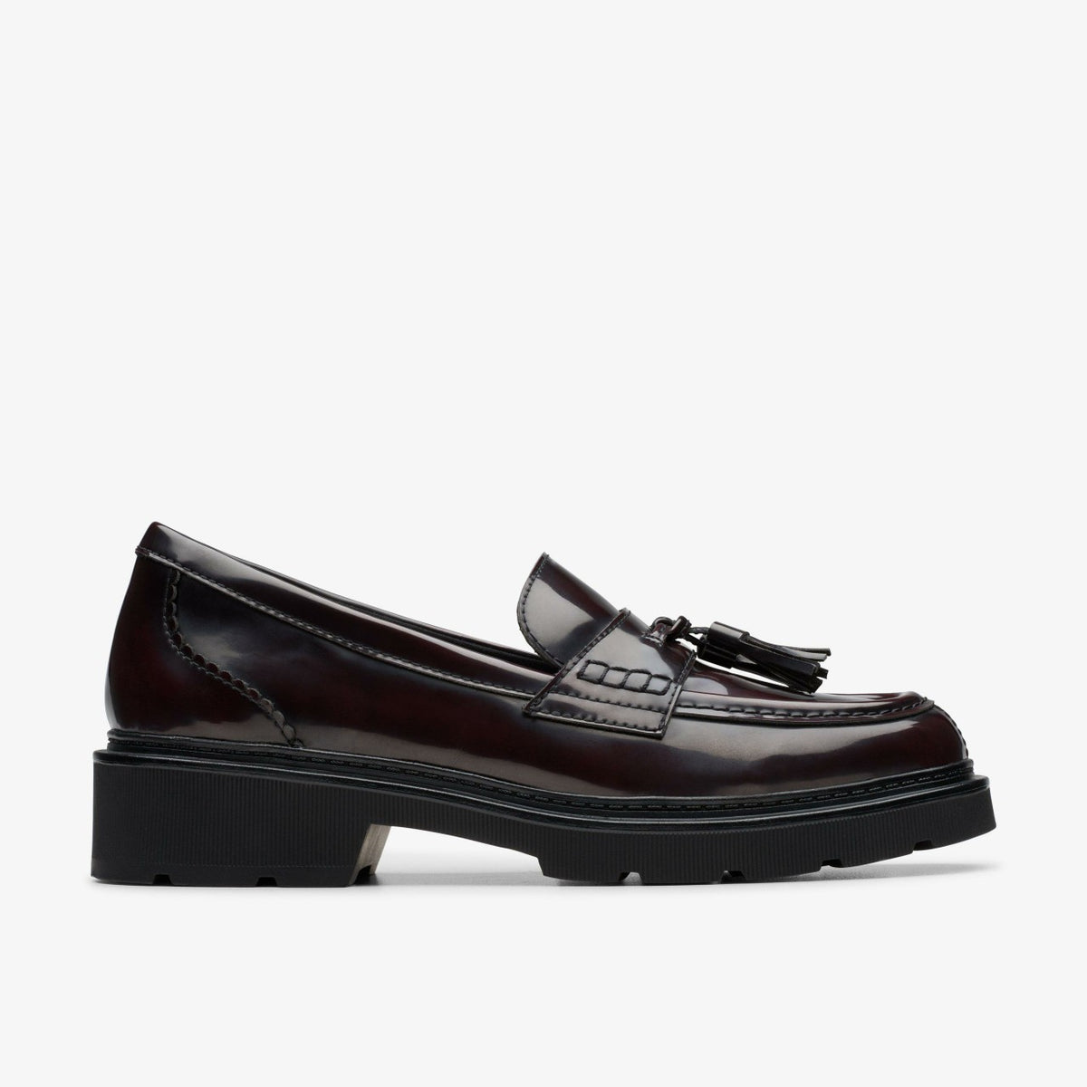 Clarks Women Lauryl Tassel Wine