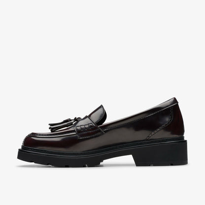 Clarks Women Lauryl Tassel Wine