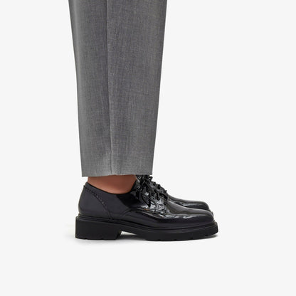 Clarks Women Lauryl Lace Black Patent