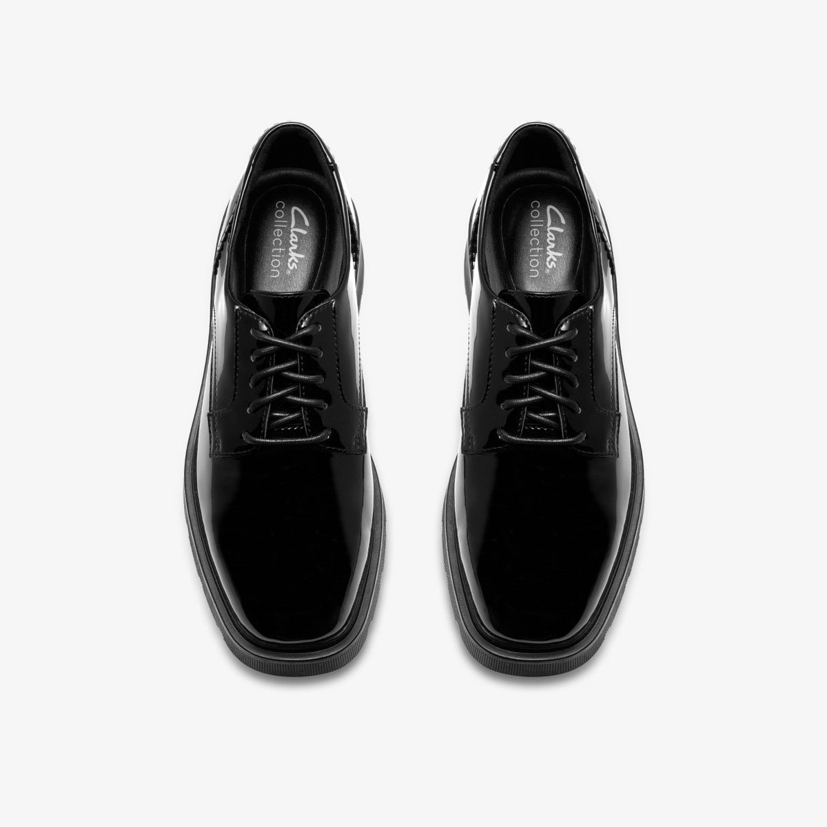 Clarks Women Lauryl Lace Black Patent