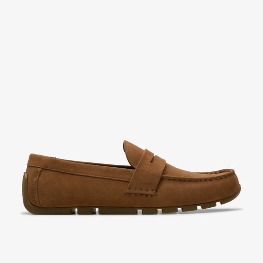 Clarks Men Corsley Bar Cola Suede