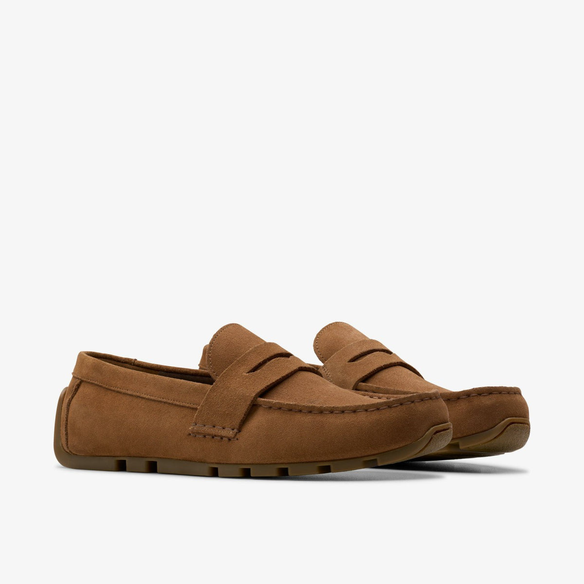 Clarks Men Corsley Bar Cola Suede