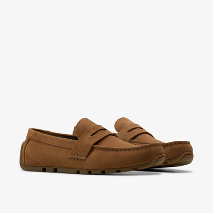 Clarks Men Corsley Bar Cola Suede