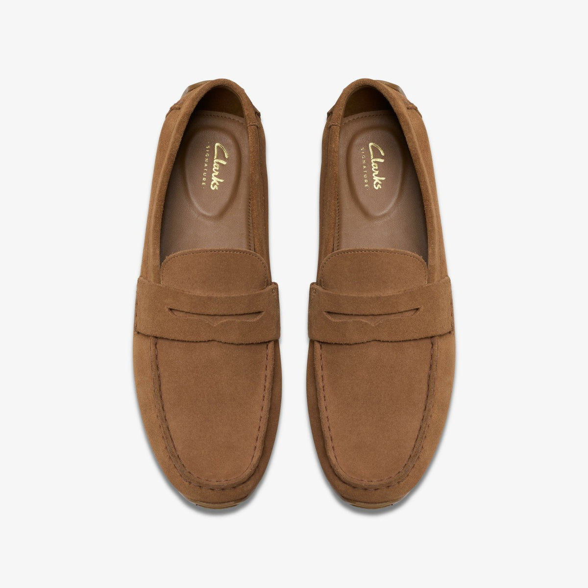 Clarks Men Corsley Bar Cola Suede