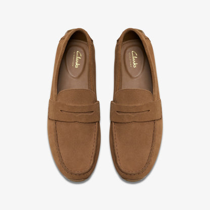 Clarks Men Corsley Bar Cola Suede