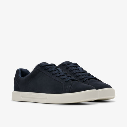 Clarks Men Romsey Lace Navy Suede