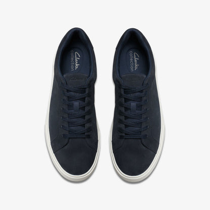 Clarks Men Romsey Lace Navy Suede