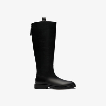Clarks Women Previa Hi Black Leather