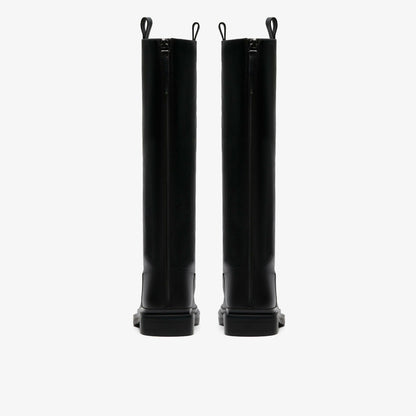 Clarks Women Previa Hi Black Leather