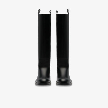 Clarks Women Previa Hi Black Leather