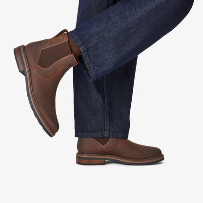 Clarks Men Newford Easy Waterproof Beeswax Warmlined