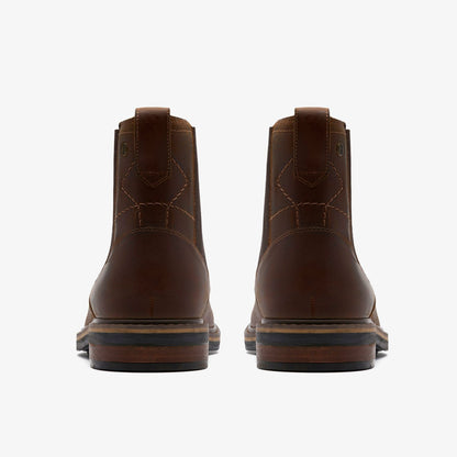 Clarks Men Newford Easy Waterproof Beeswax Warmlined