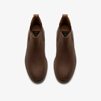 Clarks Men Newford Easy Waterproof Beeswax Warmlined
