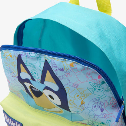 Clarks Kids Bluey Backpack Small Blue Combination