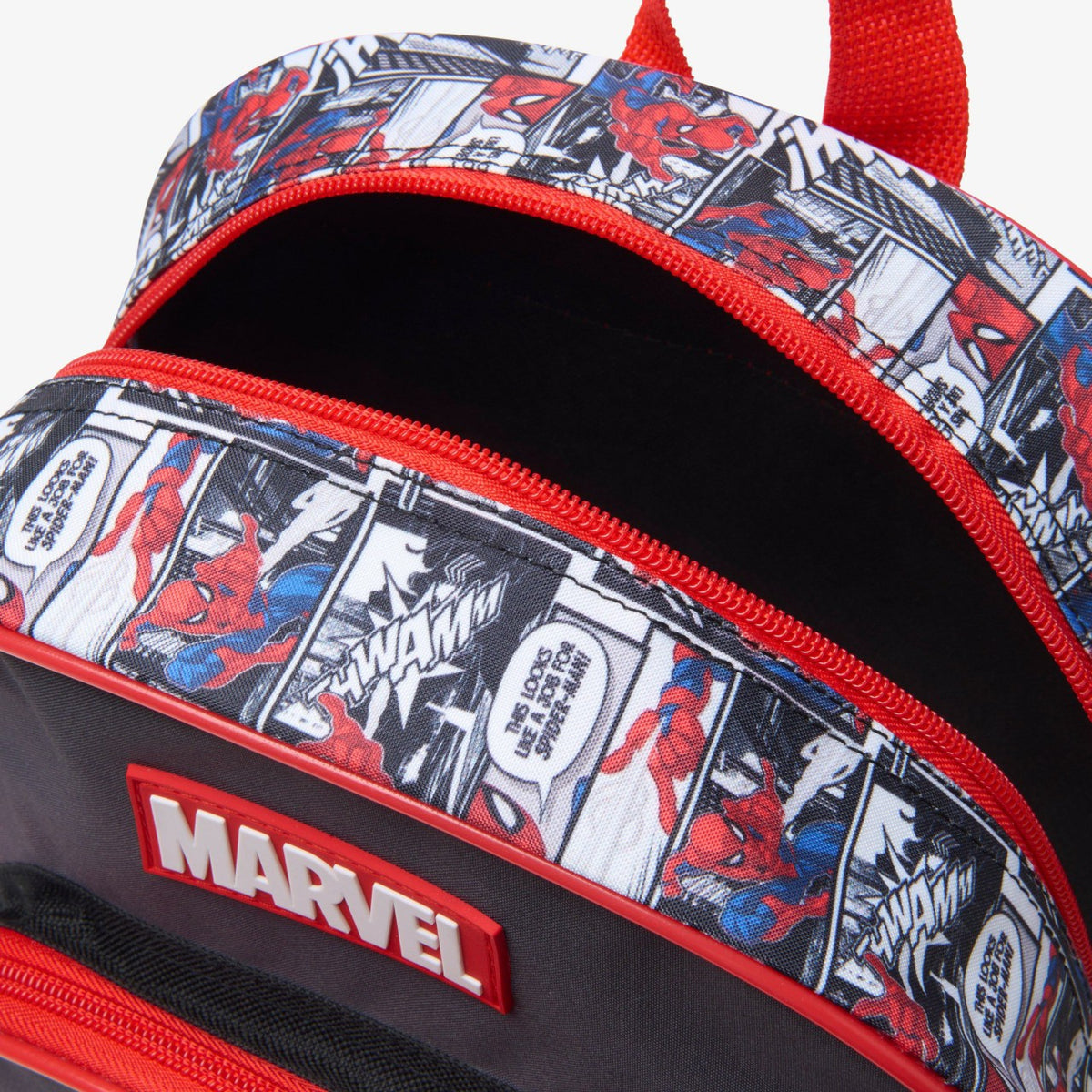 Clarks Kids Spiderman Bag Medium Black/Red