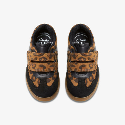 Clarks Kids Disco Vibe Toddler Leopard Print