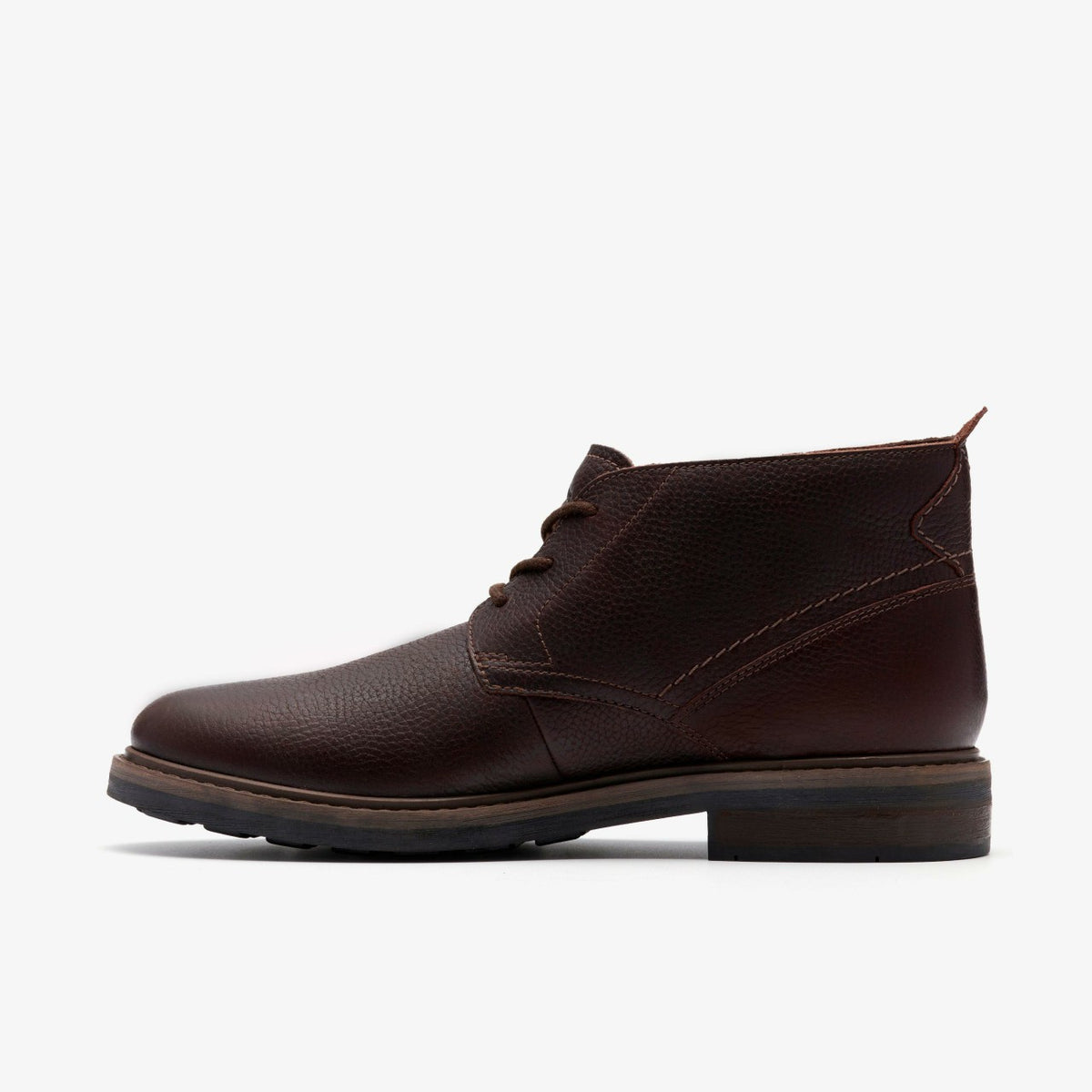 Clarks Men Newford Mid Waterproof Brown Warmlined Leather