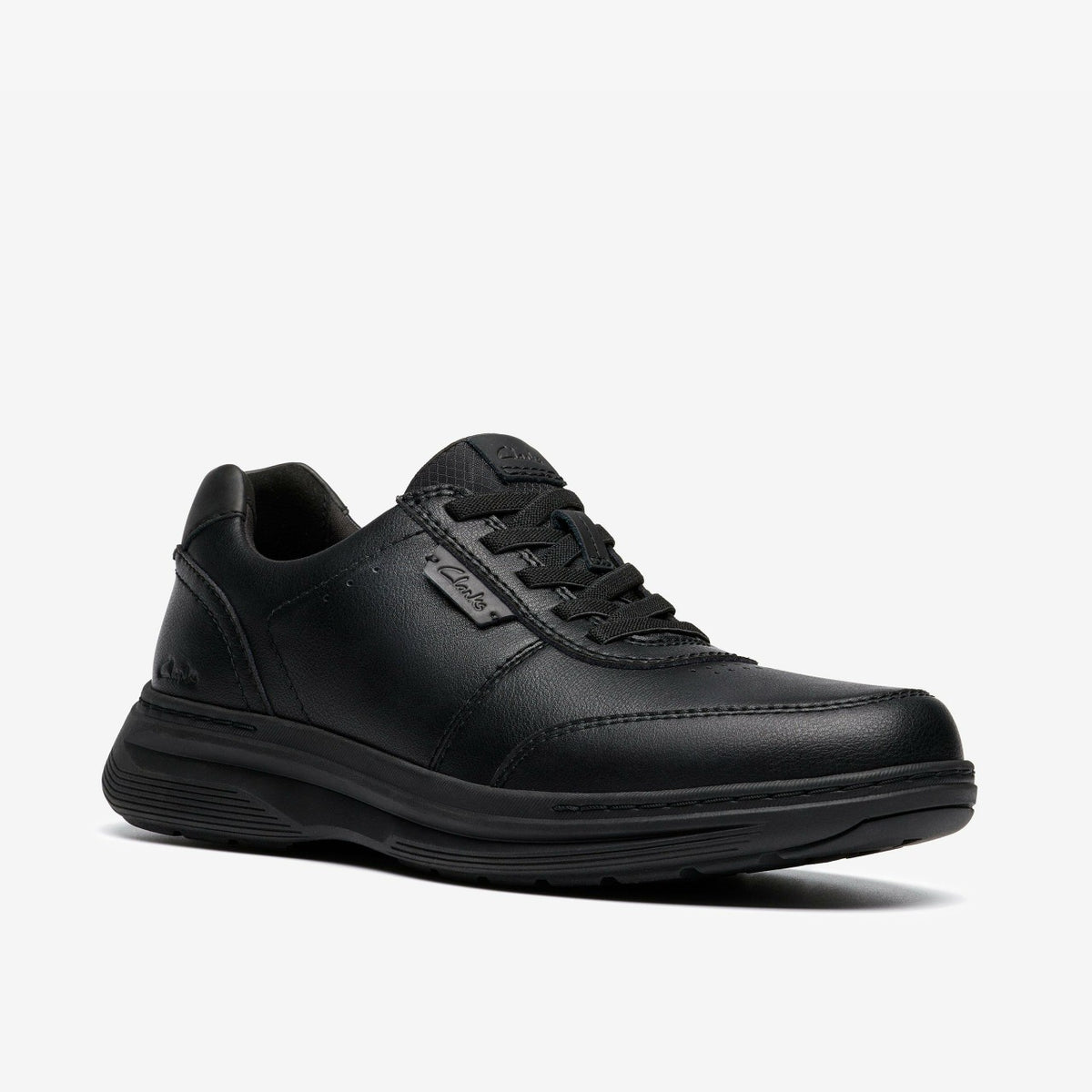 Clarks Men Craftwell Lace Black Leather