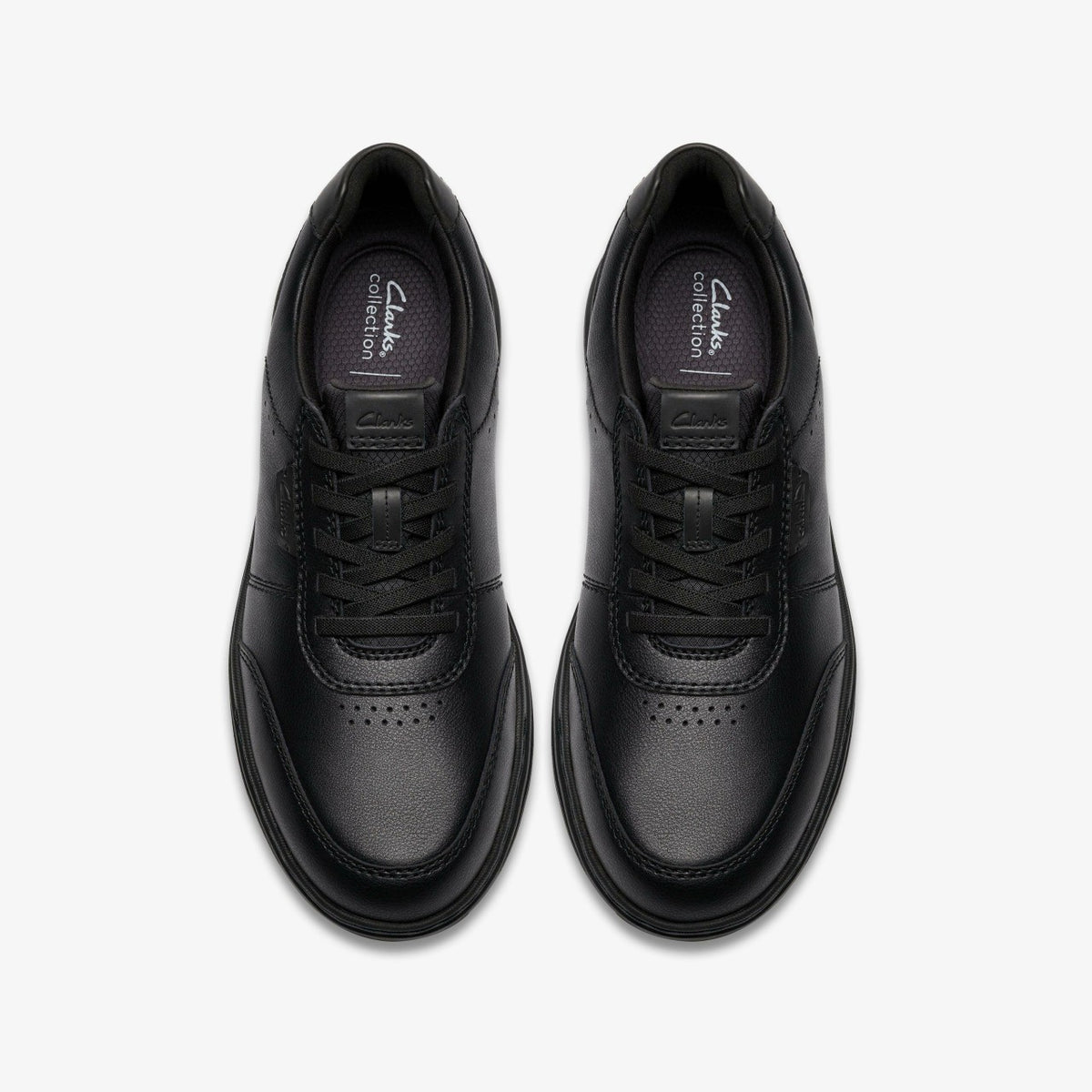 Clarks Men Craftwell Lace Black Leather