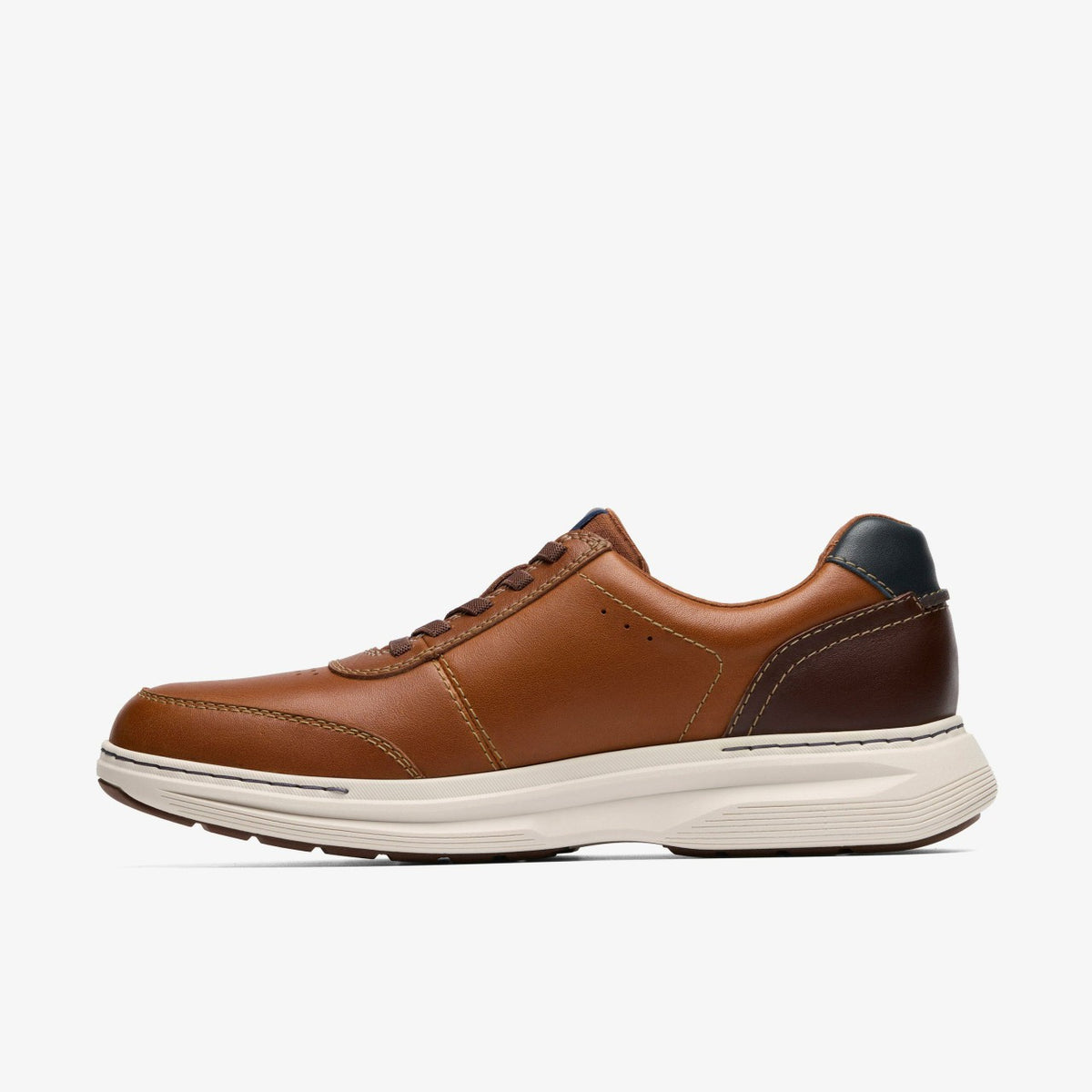 Clarks Men Craftwell Lace Tan Leather