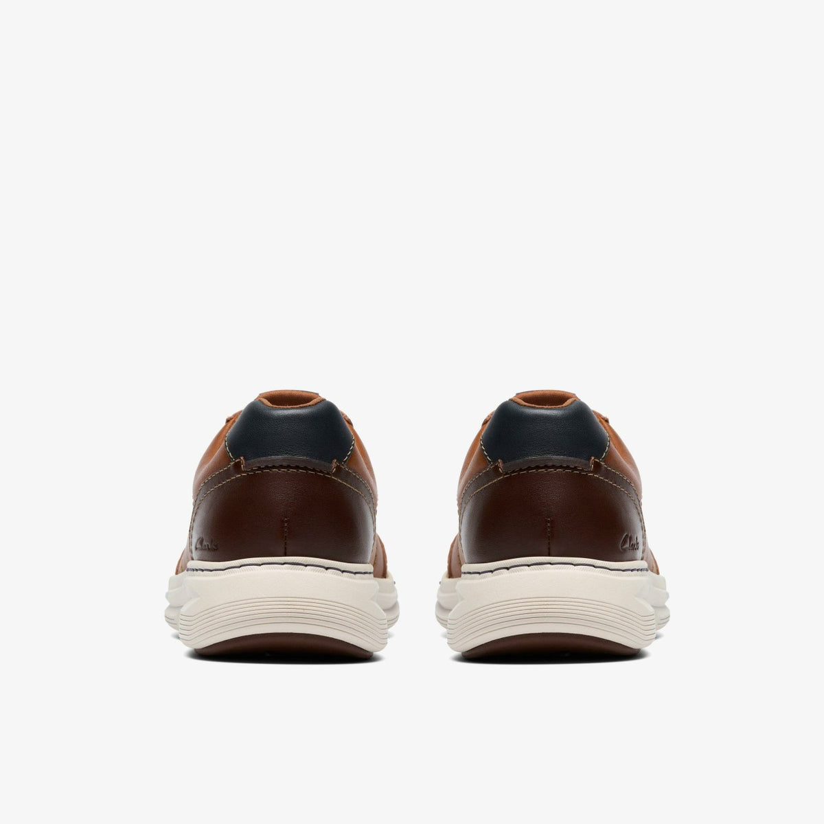 Clarks Men Craftwell Lace Tan Leather