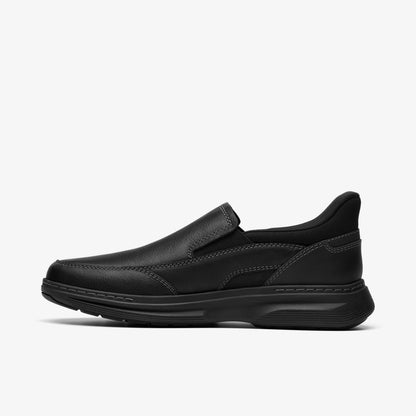 Clarks Men Craftwell Step Black Tumbled