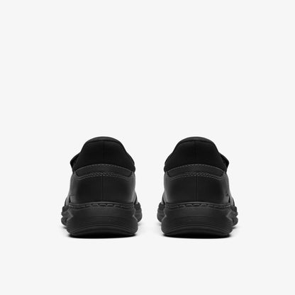Clarks Men Craftwell Step Black Tumbled