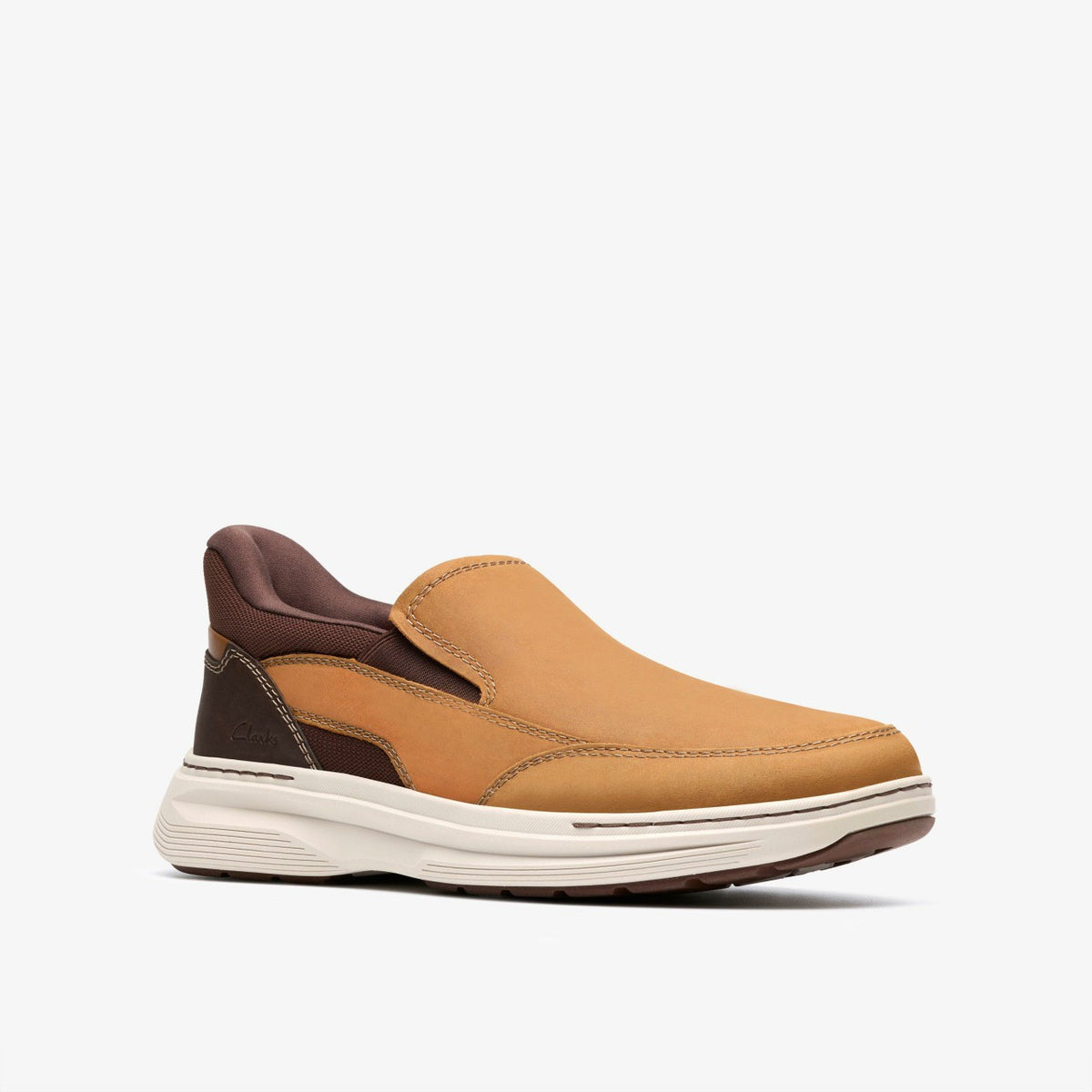 Clarks Men Craftwell Step Light Brown Leather