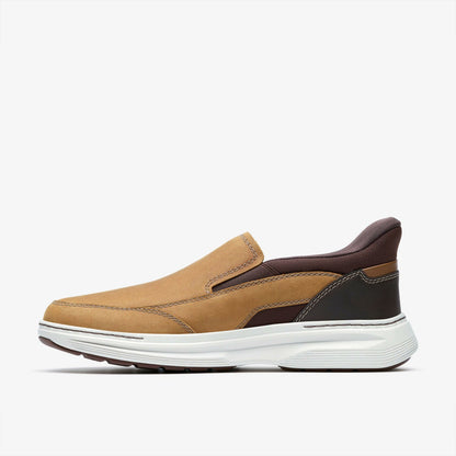 Clarks Men Craftwell Step Light Brown Leather