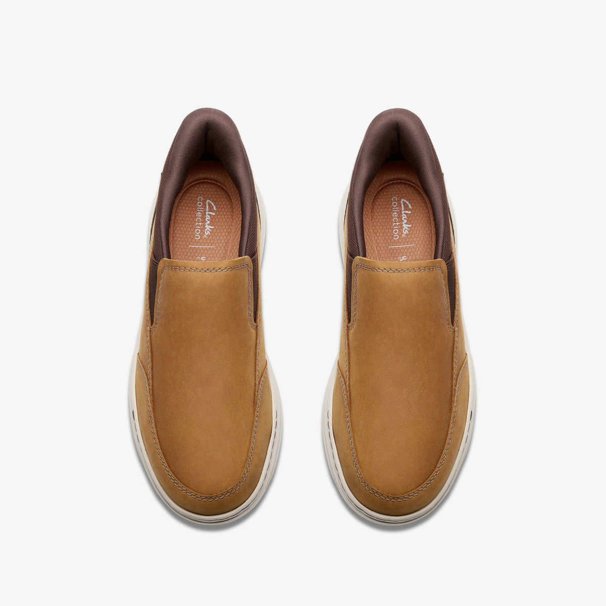 Clarks Men Craftwell Step Light Brown Leather