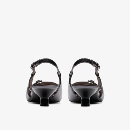 Clarks Women Scarlyt Rowan Dark Pewter Metallic