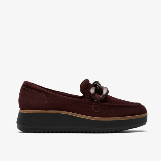 Clarks Women Zylah May Merlot Suede